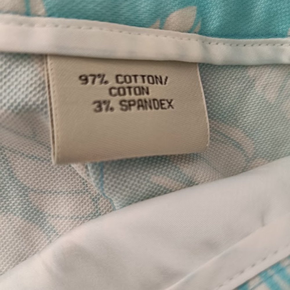 12🌴Jessica Sport floral pastel colors capris pants - Picture 10 of 10